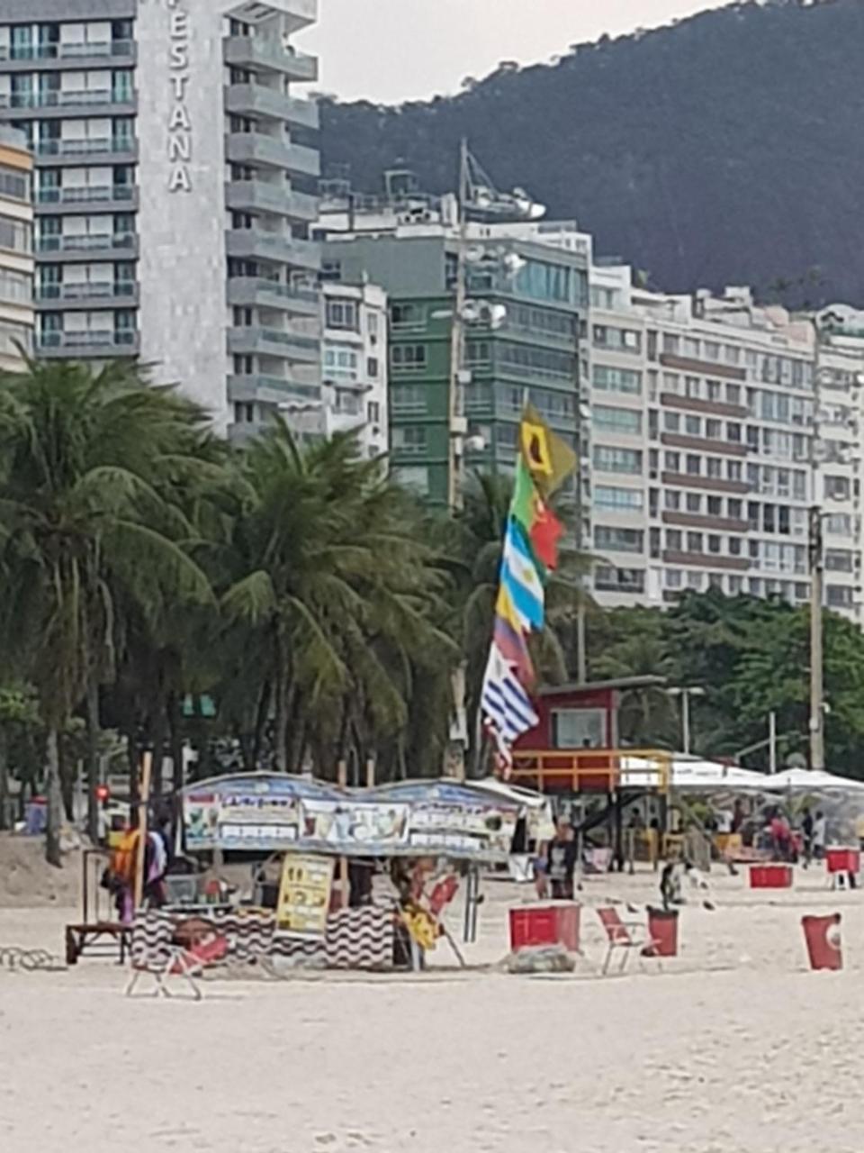Copacabana Beach Rio de Janeiro Exteriér fotografie